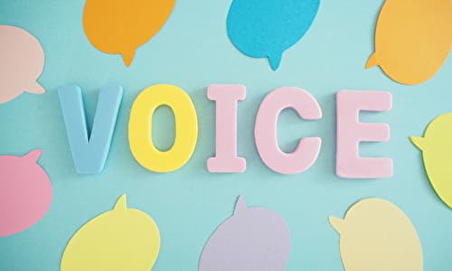 voiceと書かれたイラスト
