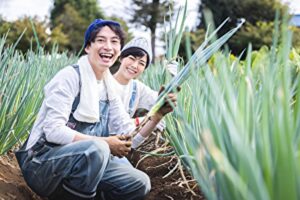 ネギ農家のカップル