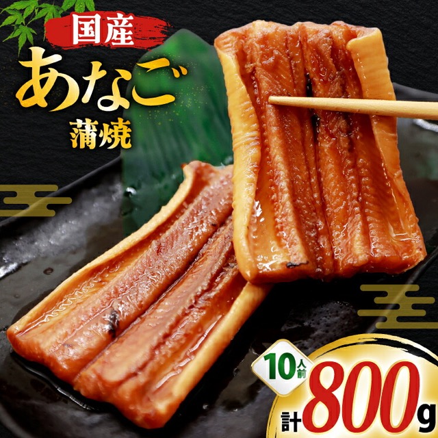 国産あなご蒲焼 カット10パック(楽天ふるさと納税 福岡県宇美町)