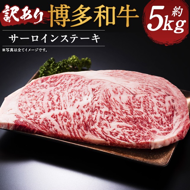 訳あり 博多和牛 サーロインステーキ(楽天ふるさと納税 福岡県嘉麻市)