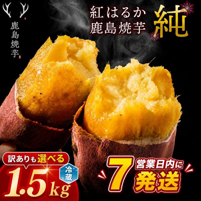 冷やし焼き芋 紅はるか 約1.5kg（スピード発送）（楽天ふるさと納税 茨城県鹿嶋市）