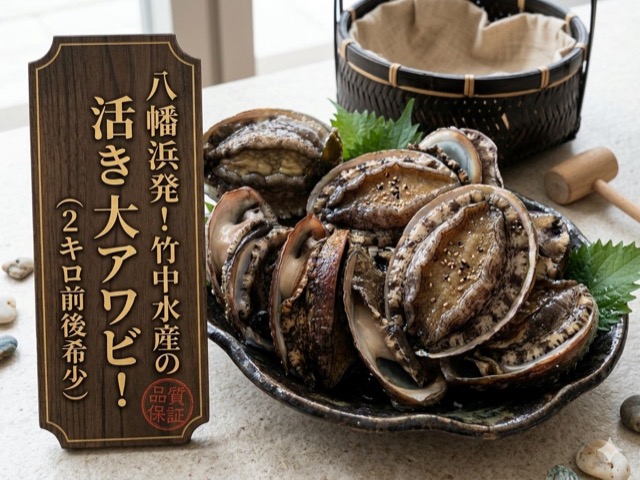 竹中水産 大型アワビ(楽天ふるさと納税 愛媛県八幡浜市)