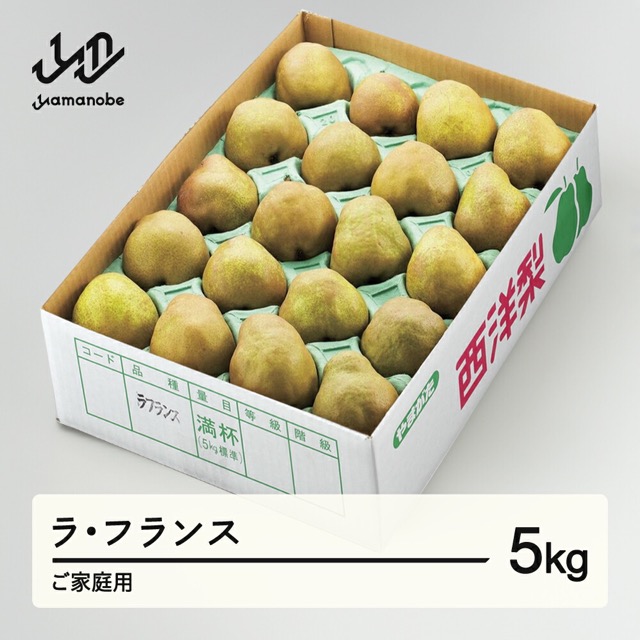 ラ・フランス ご家庭用 約5kg（8〜20個程度）（楽天ふるさと納税 山形県山辺町）