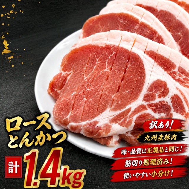 訳あり 九州産豚肉ロース とんかつ用(楽天ふるさと納税 宮崎県小林市)