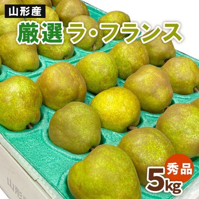 厳選 ラ・フランス 秀品 5kg（楽天ふるさと納税 山形県山形市）