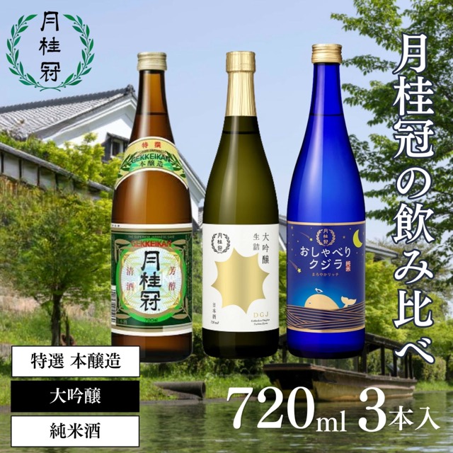 月桂冠 日本酒飲み比べ3本セット（楽天ふるさと納税 京都府京都市）