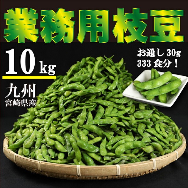 九州産 冷凍えだまめ 業務用（楽天ふるさと納税 宮崎県高原町）