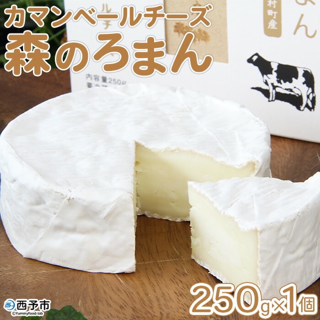 カマンベールチーズ「森のろまん」（楽天ふるさと納税 愛媛県西予市）