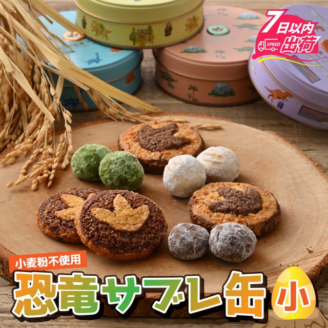 恐竜サブレ缶（小）（楽天ふるさと納税 福井県福井市）