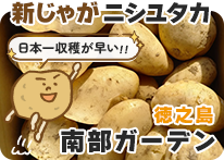 新じゃが ニシユタカ｜南部ガーデン